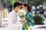 Diễm Hương hạnh phúc bên chồng trong bộ ảnh cưới