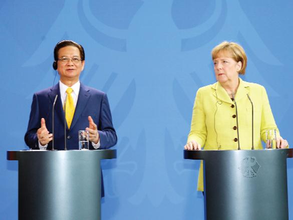 Thủ tướng Nguyễn Tấn Dũng, Liên bang Đức Angela Merkel