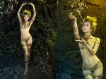 Mẫu ảnh Nga Tây ấn tượng cùng body painting