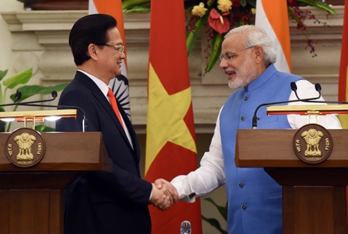 Thủ tướng Việt Nam và Thủ tướng Ấn Độ ra tuyên bố chung