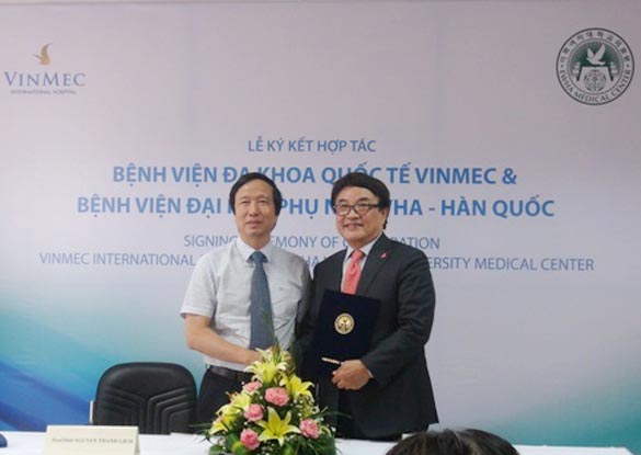 Vinmec hợp tác với bệnh viện đại học y EUMC (Hàn Quốc)