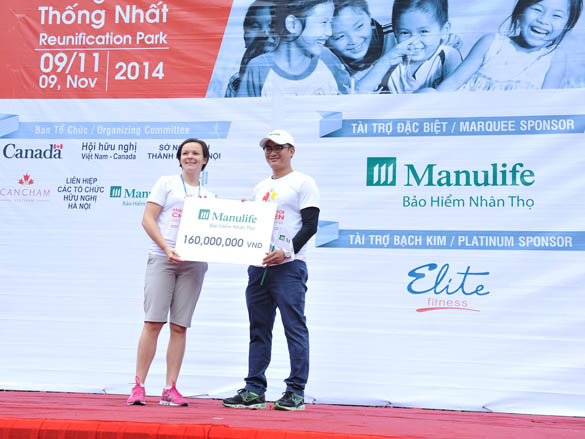 Cuộc chạy vì trẻ em Hà Nội 2014, Paul Nguyễn Manulife