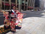 Hoa hậu Đặng Thu Thảo thích thú với trang phục Kimono