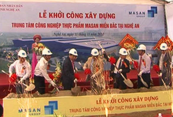 Masan khởi công dự án thực phẩm 1.200 tỷ tại Nghệ An
