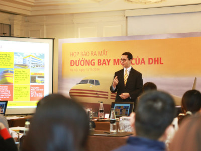 DHL mở đường bay mới đến Hà Nội