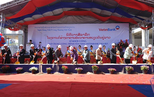 Vietinbank đầu tư 25 triệu USD xây tòa nhà tại Lào