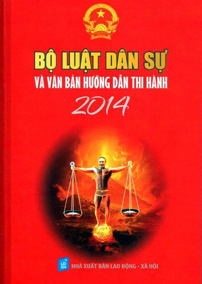 Bìa cuốn sách luật đang khiến dư luận xôn xao.