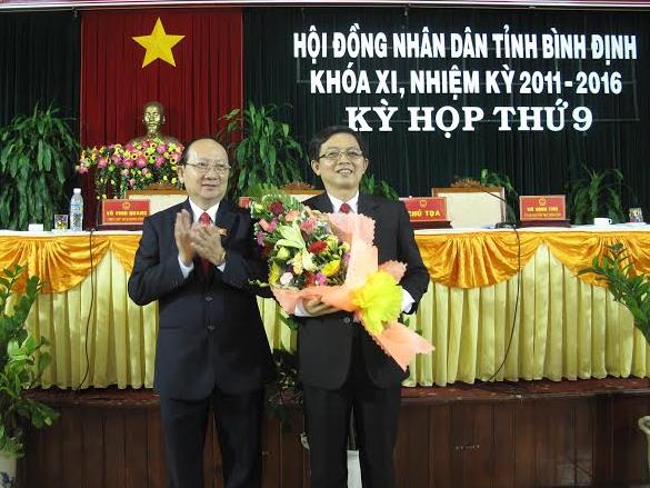 Ông Hồ Quốc Dũng làm Chủ tịch tỉnh Bình Định