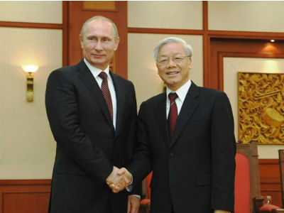 Nguyễn Phú Trọng, Putin