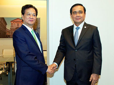Thủ tướng Thái Lan thăm chính thức Việt Nam