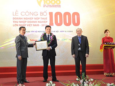 VietinBank 5 năm liên tiếp nằm trong Top 10 doanh nghiệp nộp thuế lớn nhất Việt Nam