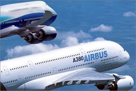 Airbus và Boeing chạy đua quyết liệt trên thị trường hàng không