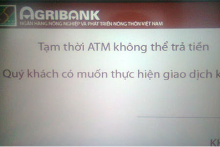 Ngân hàng bị phạt nếu để ATM hết tiền