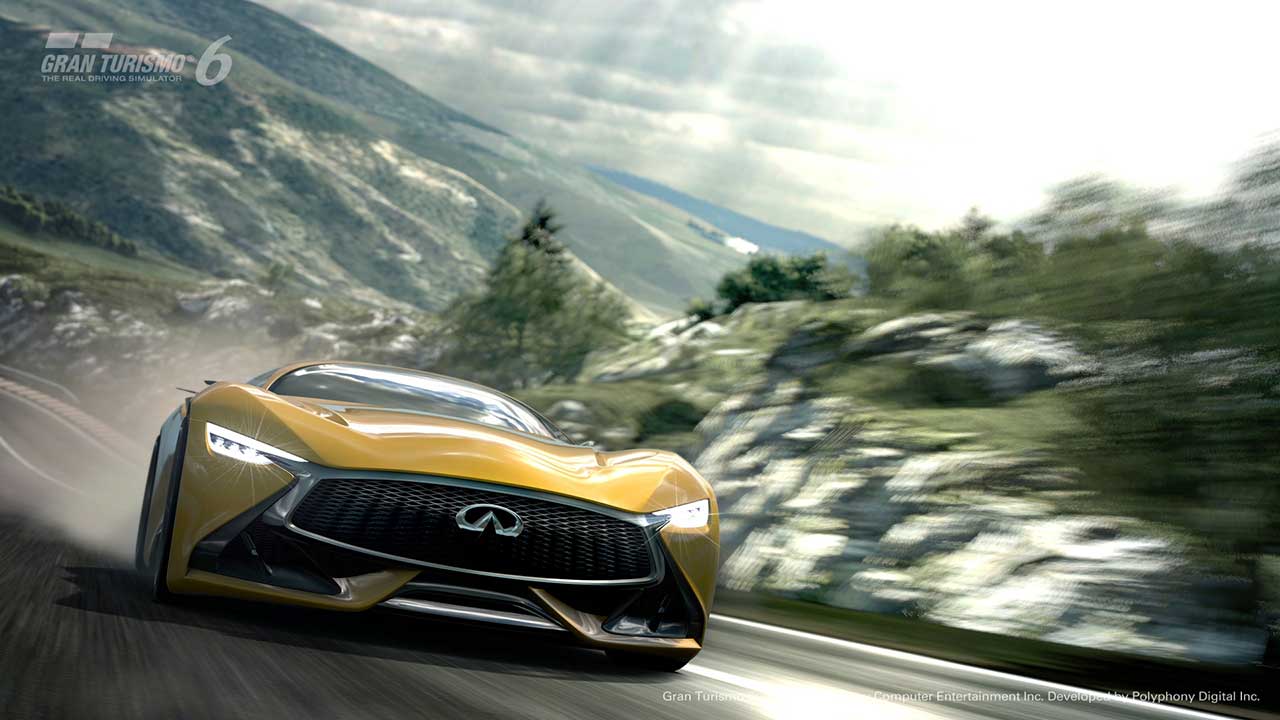 Infiniti Vision Gran Turismo Concept chính thức lăn bánh