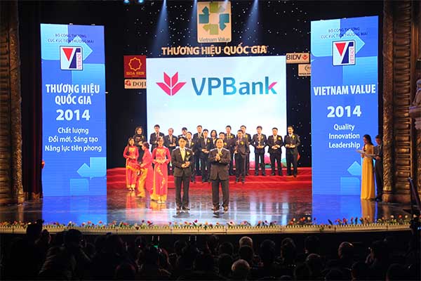 VPBank lần thứ hai đạt Thương hiệu Quốc gia