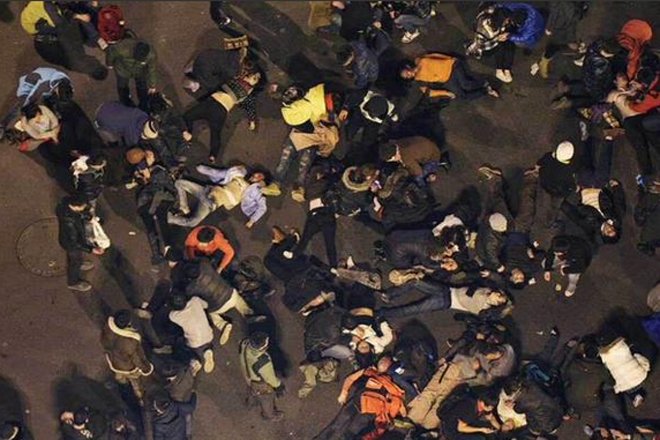 Hiện trường hỗn loạn vụ giẫm đạp đêm trong giao thừa ở Thượng Hải