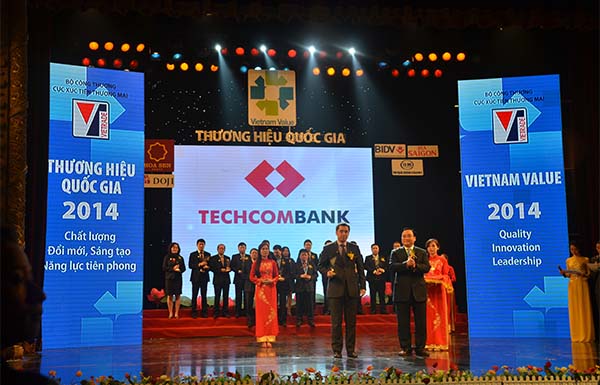 Techcombank 3 lần liên tiếp nhận danh hiệu “Thương hiệu quốc gia”