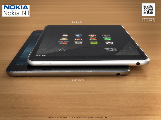Tablet Nokia N1 lần đầu 'đọ dáng' với iPad Mini 3 6