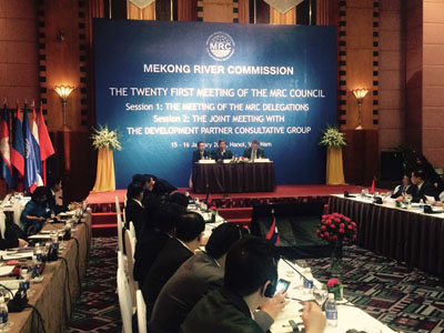 Khai mạc Phiên họp 21 Hội đồng Ủy hội sông Me Kong quốc tế