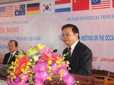 Hà Nam gặp mặt doanh nghiệp FDI dịp năm mới 2015