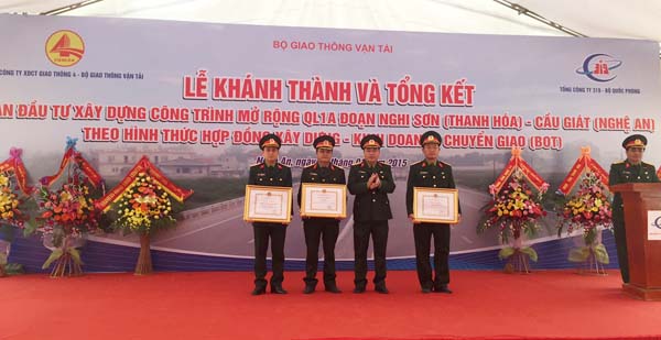 Lễ khánh thành, tổng kết và thông xe Dự án đầu tư xây dựng công trình mở rộng Quốc lộ 1A đoạn Nghi Sơn – Cầu Giát