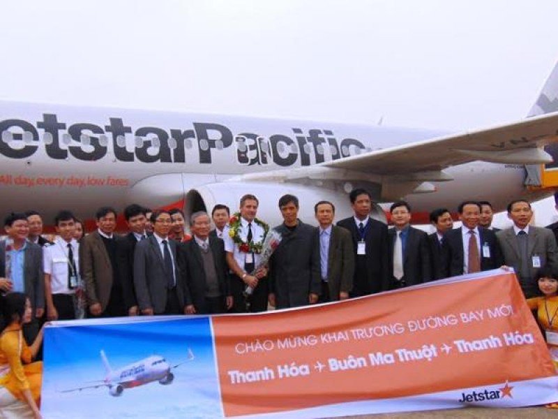 Jetstar Pacific khai thác tuyến Thanh Hóa – Buôn Ma Thuột