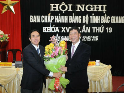 Ông Bùi Văn Hải được bầu làm Bí thư tỉnh Bắc Giang