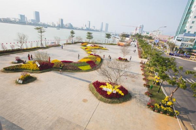 Bản đồ Việt Nam bằng hoa lớn nhất Việt Nam