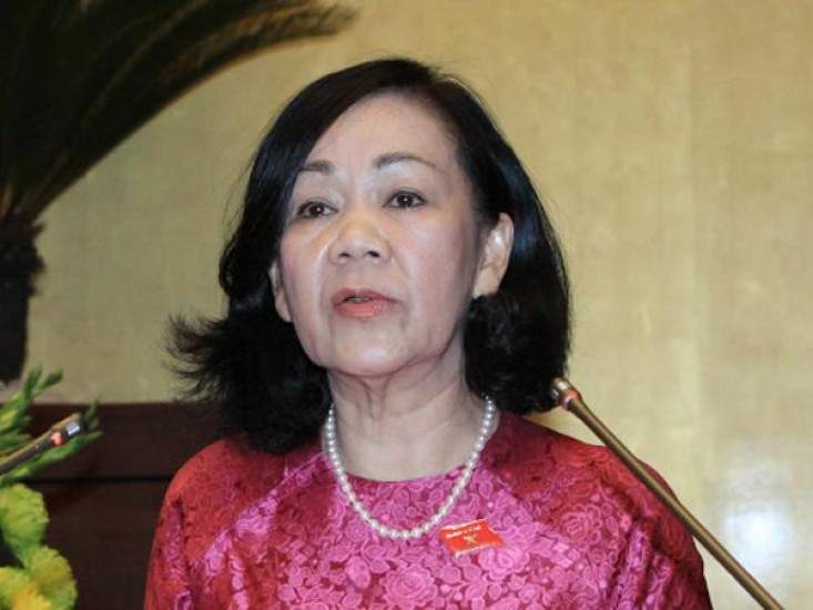 Bà Trương Thị Mai, Chủ nhiệm Ủy ban Các vấn đề xã hội