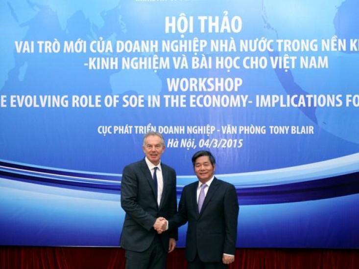 Cựu Thủ tướng Anh Tony Blair, cải cách doanh nghiệp nhà nước