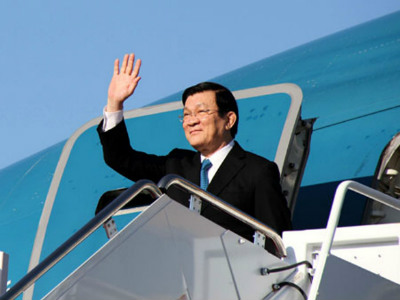 Chủ tịch nước Trương Tấn Sang sẽ thăm làm việc tại Lào