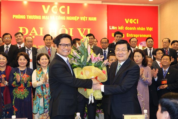 Ông Vũ Tiến Lộc tái đắc cử Chủ tịch VCCI